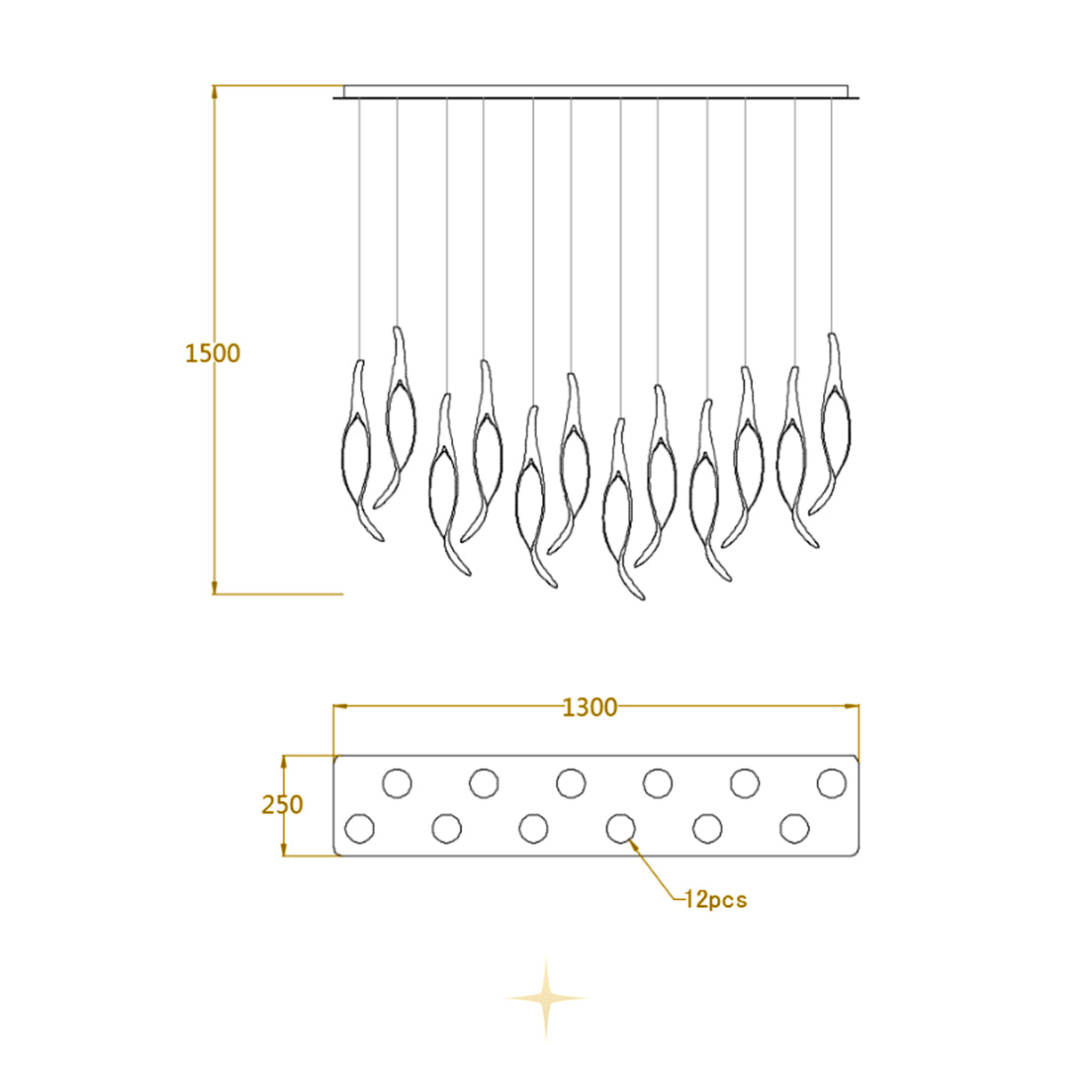 Elegant Linear Marble Aura