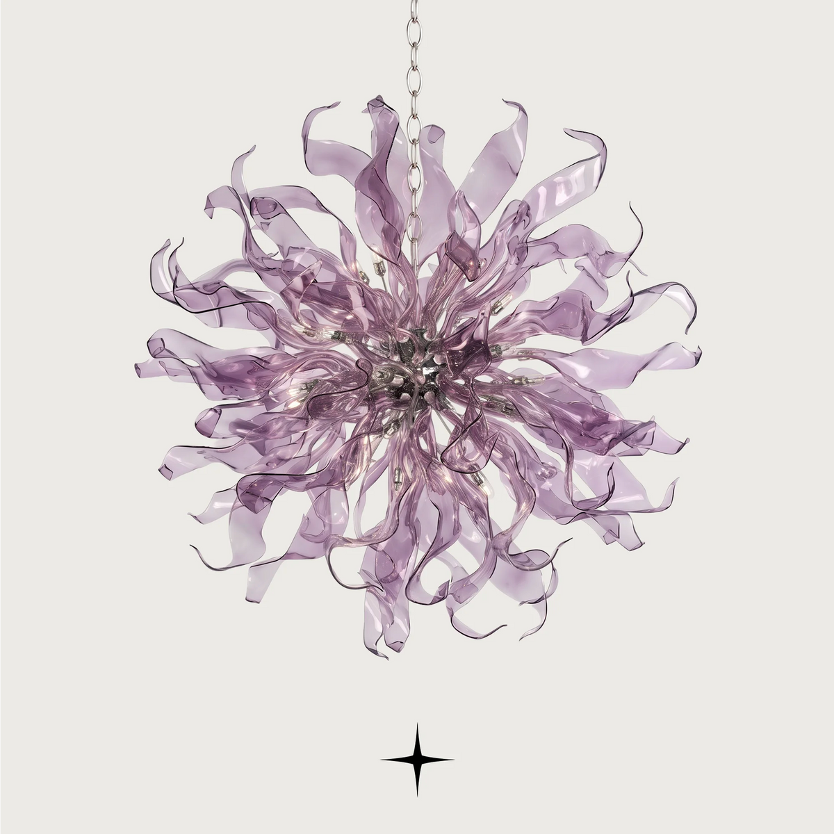 Lavish Magnificia Chandelier featuring 58 arms with 25 G9 LEDs in a grand spherical design available in four stunning sizes.