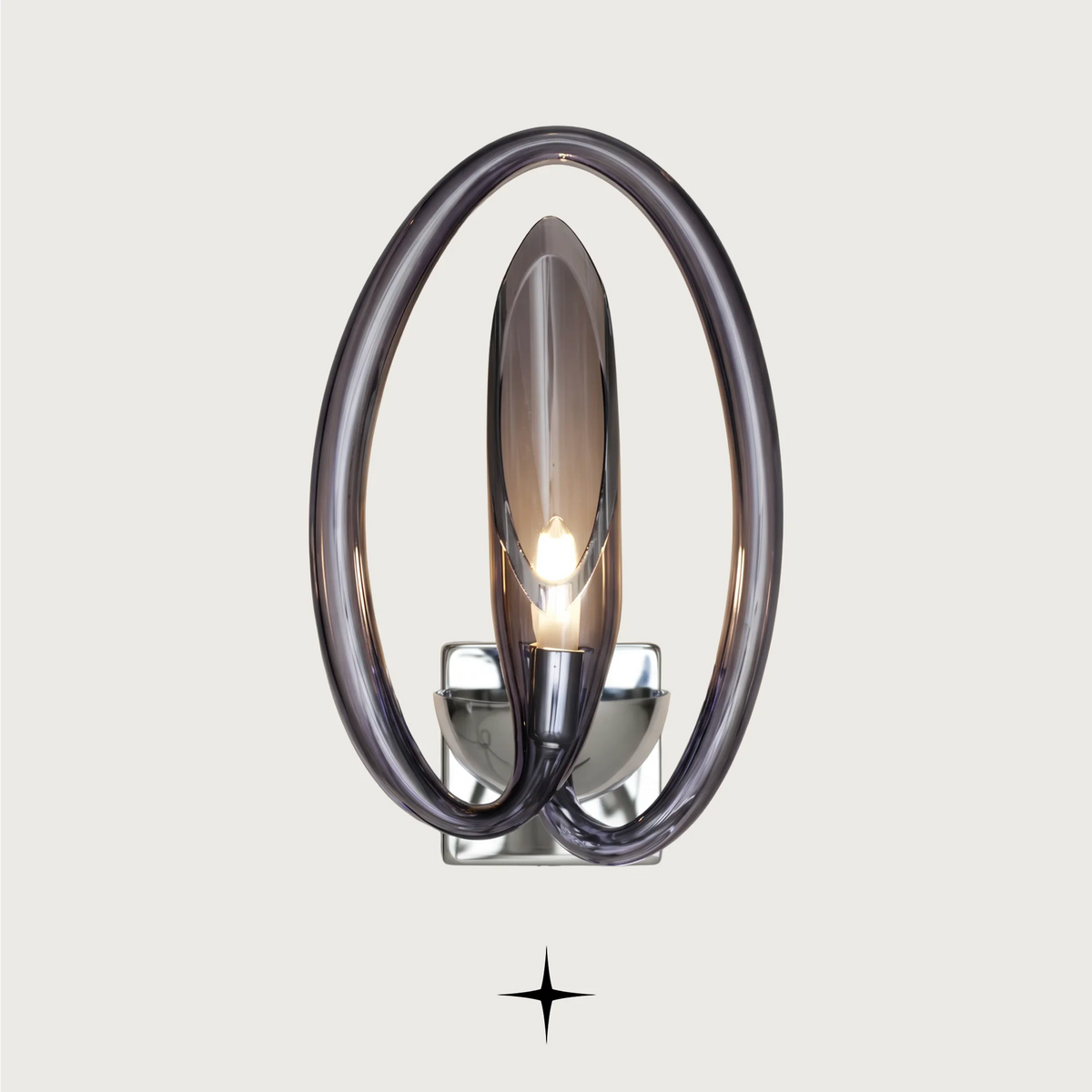 Oasis wall light fixture showcasing a stunning interplay of classic elegance and crystal details.