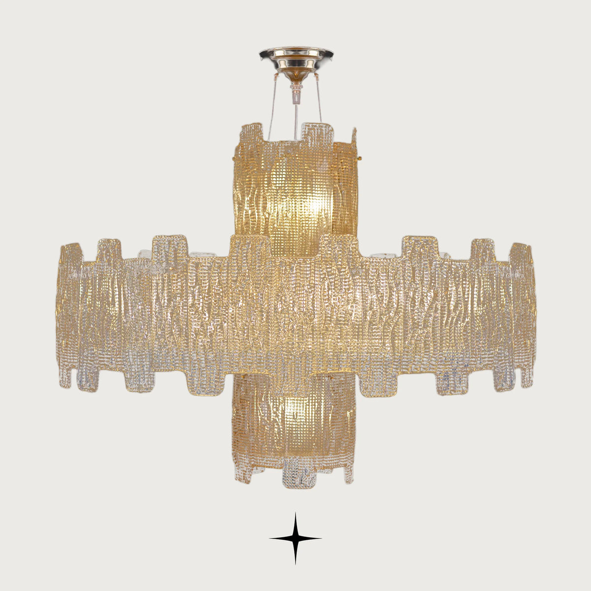 Paloma Modern Murano Glass Chandelier