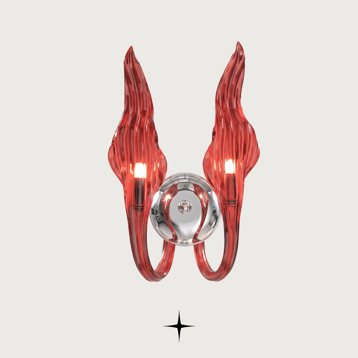 Anastasia wall light fixture featuring timeless design and circular crystals that gracefully encircle the arms.
