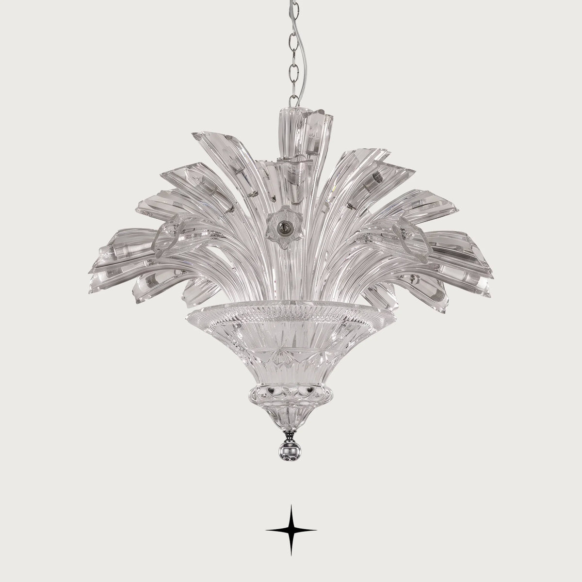 Elegant Brilliance Chandelier featuring coral-inspired radiant crystals in a breathtaking luxury design
