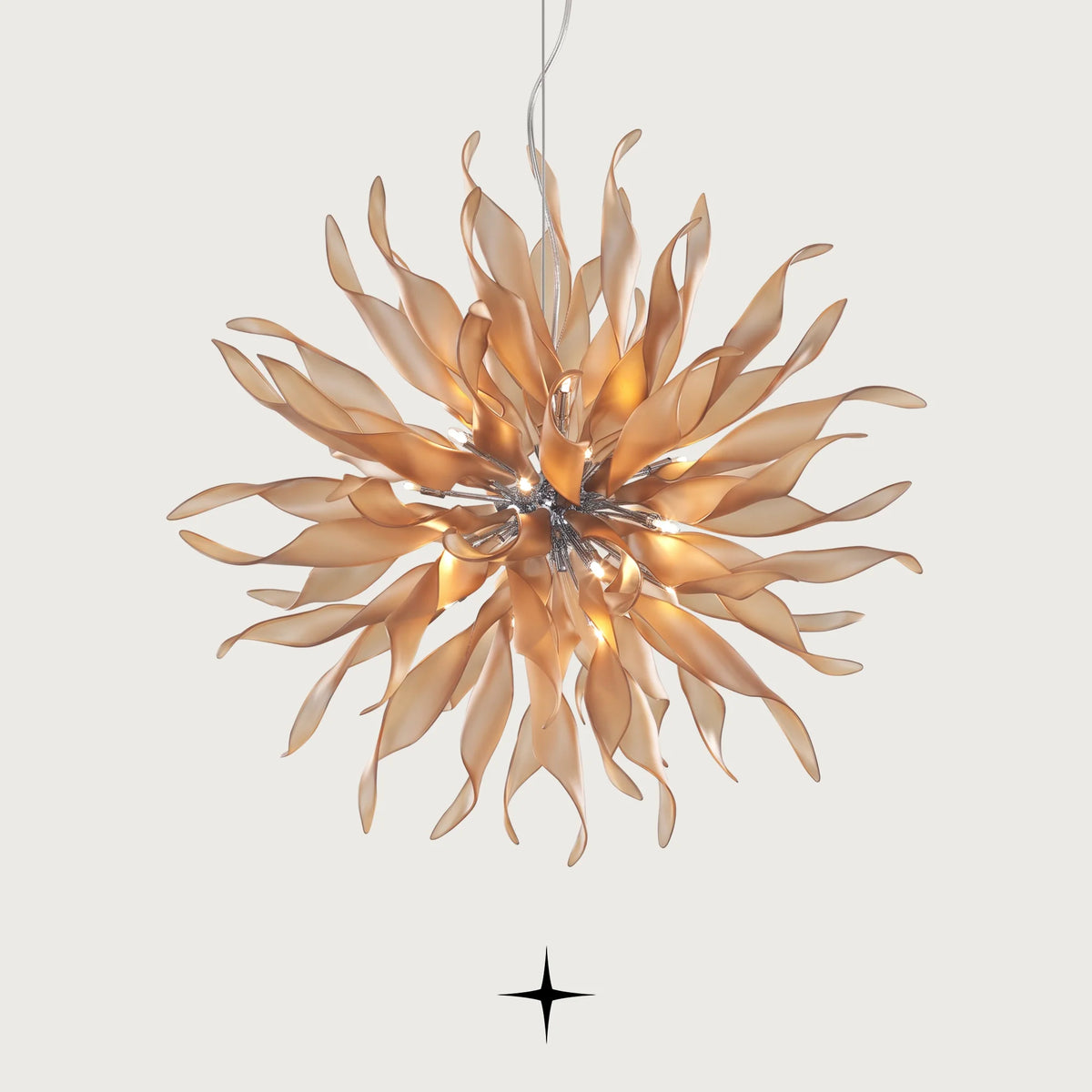 Elegant Victoria Chandelier featuring 38 arms and 20 G9 LEDs in a majestic spherical design