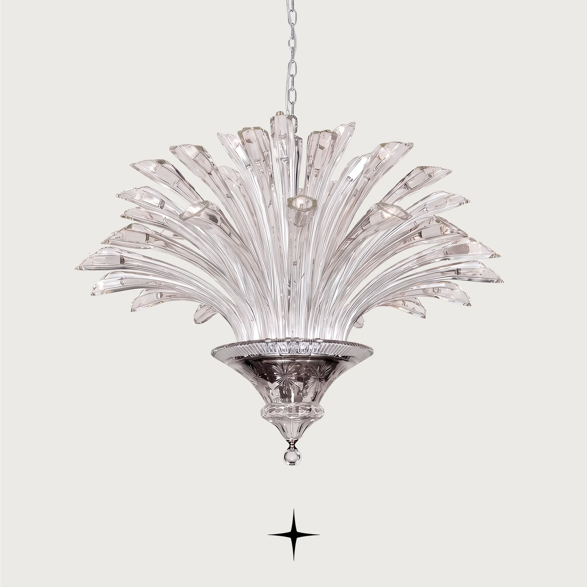 Lavish Brilliance Chandelier featuring coral-inspired design with exquisite craftsmanship and radiant crystals.
