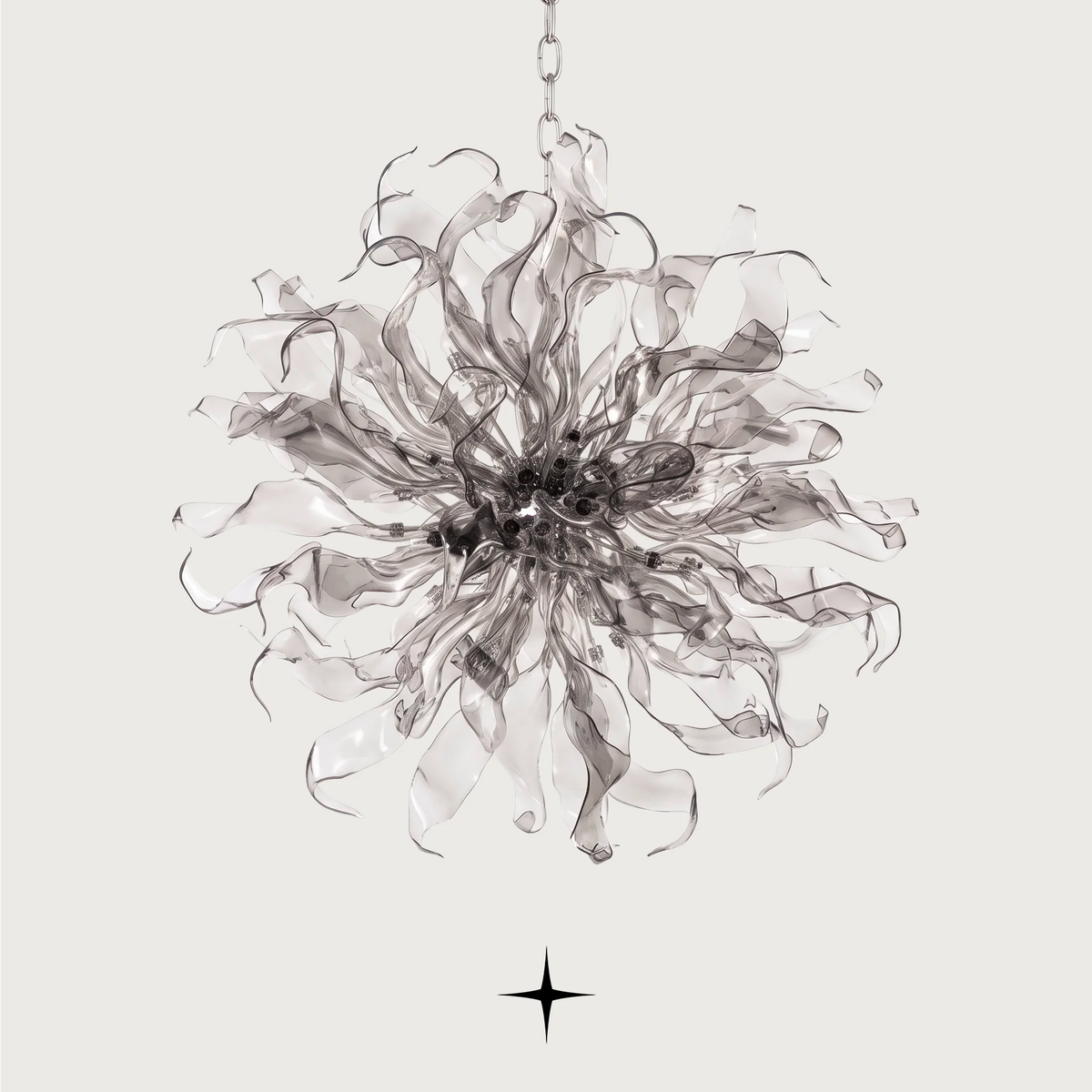 Lavish Magnificia Chandelier featuring 58 arms with 25 G9 LEDs in a grand spherical design available in four stunning sizes.
