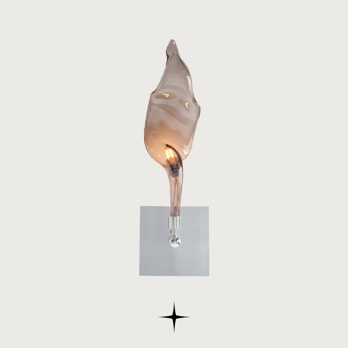 Magnificia luxury crystal wall sconce featuring intricate details and a crown-like masterpiece design.
