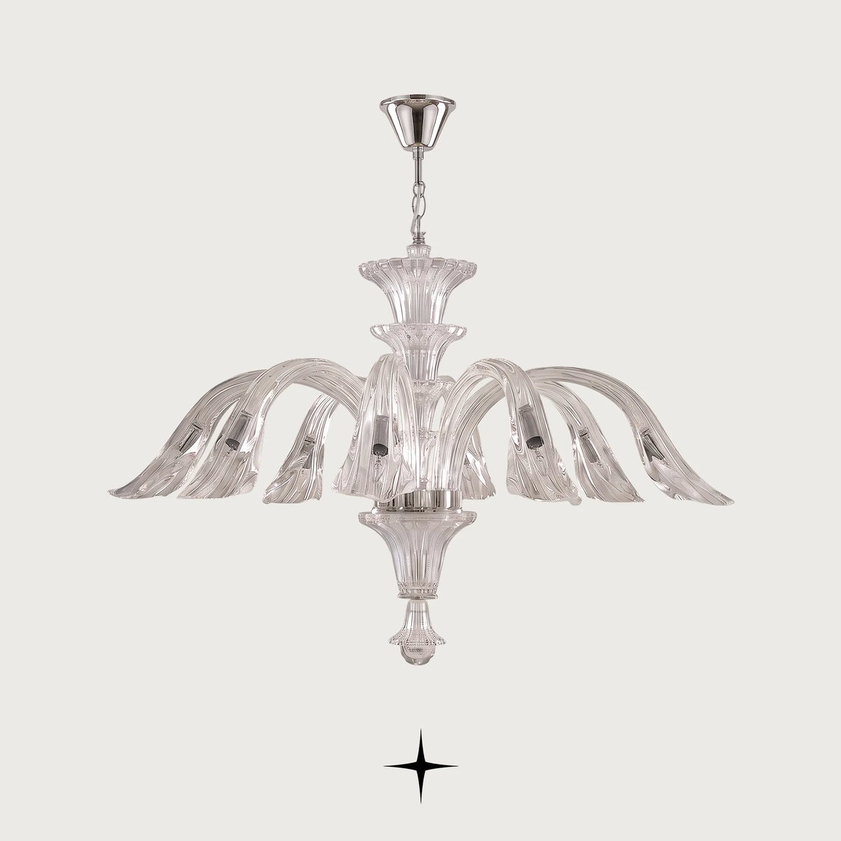 Nova Chandelier featuring a classic silhouette and intricate design details for luxury interiors
