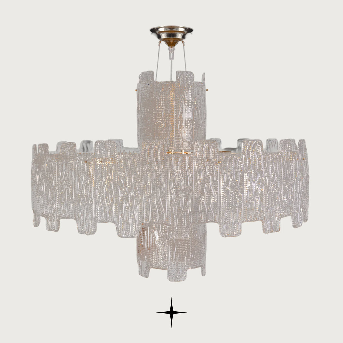 Paloma Modern Murano Glass Chandelier
