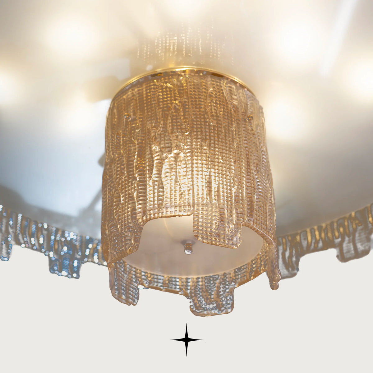 Paloma Modern Murano Glass Chandelier